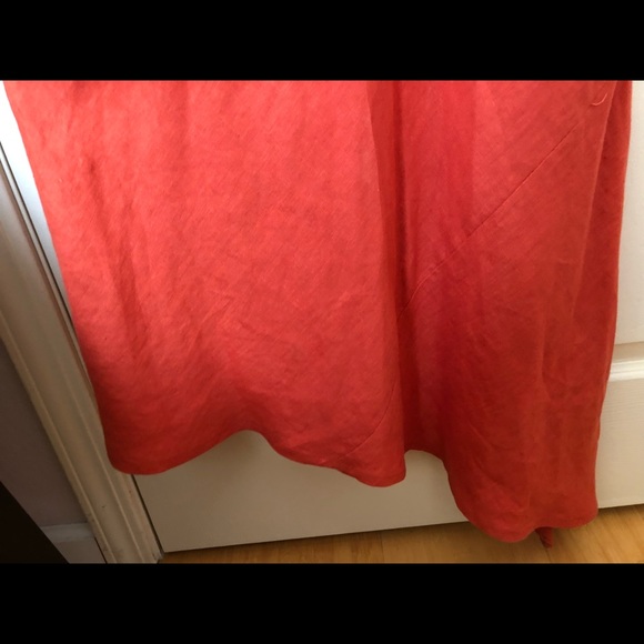 Linen Sleeveless Ling Cowl Neck Dress - Picture 4 of 6